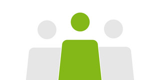 News-Icon Personengruppe Drei Personenicons